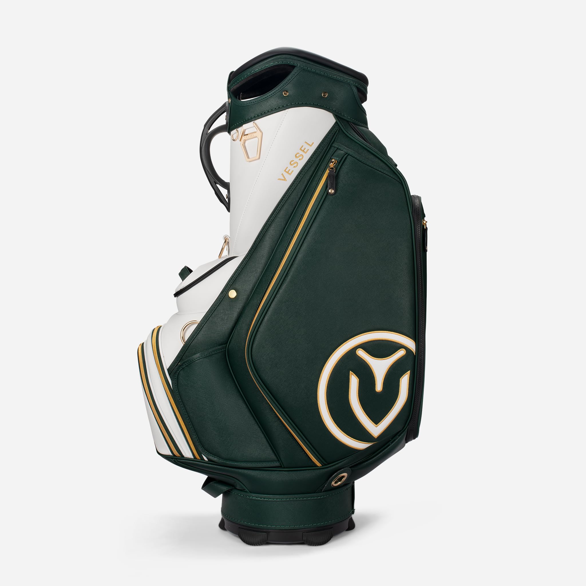 VESSEL キャディバックマスターズカラーCROSSHATCH GREEN